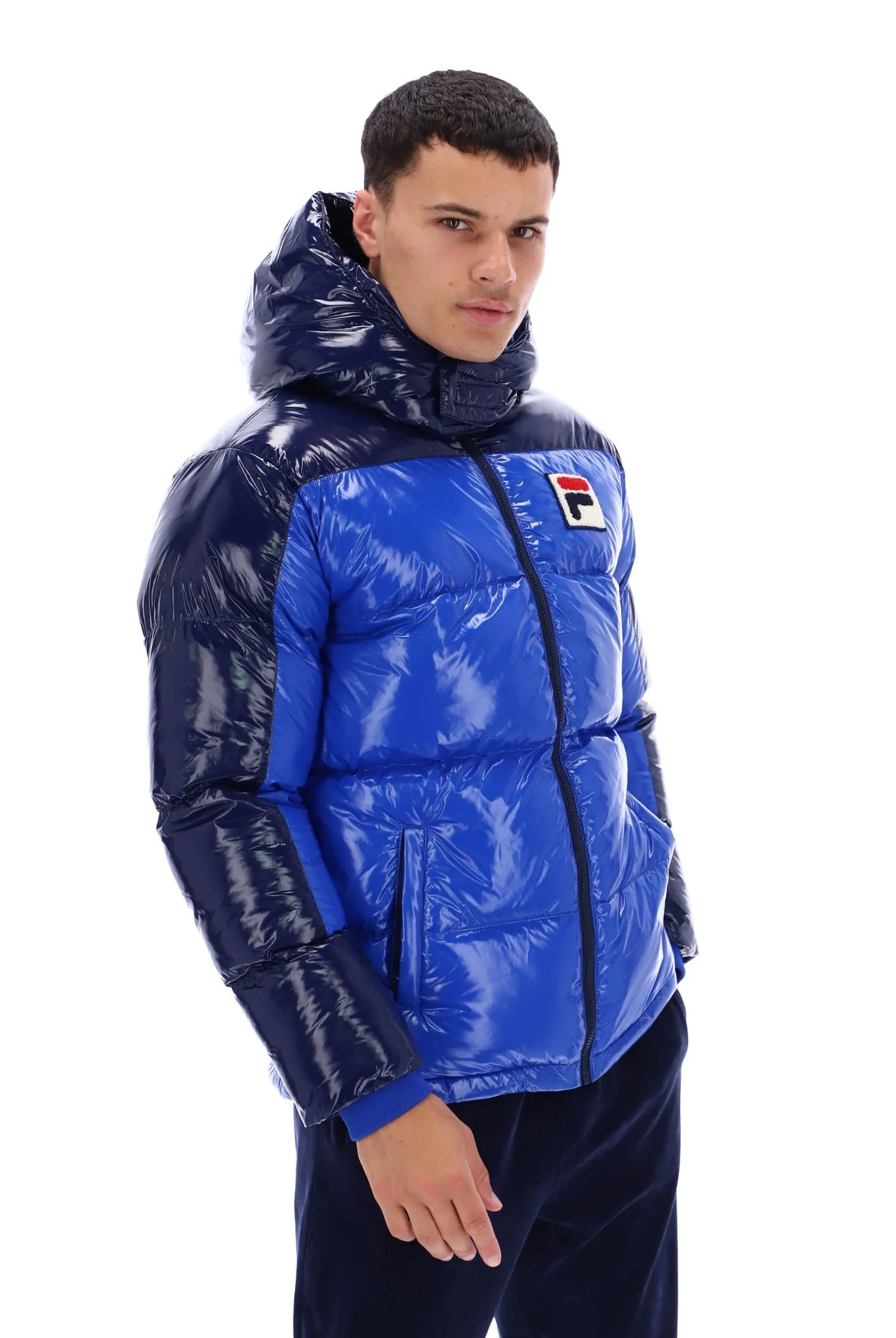 Lionel Oversized Colour Block Puffer Jacket