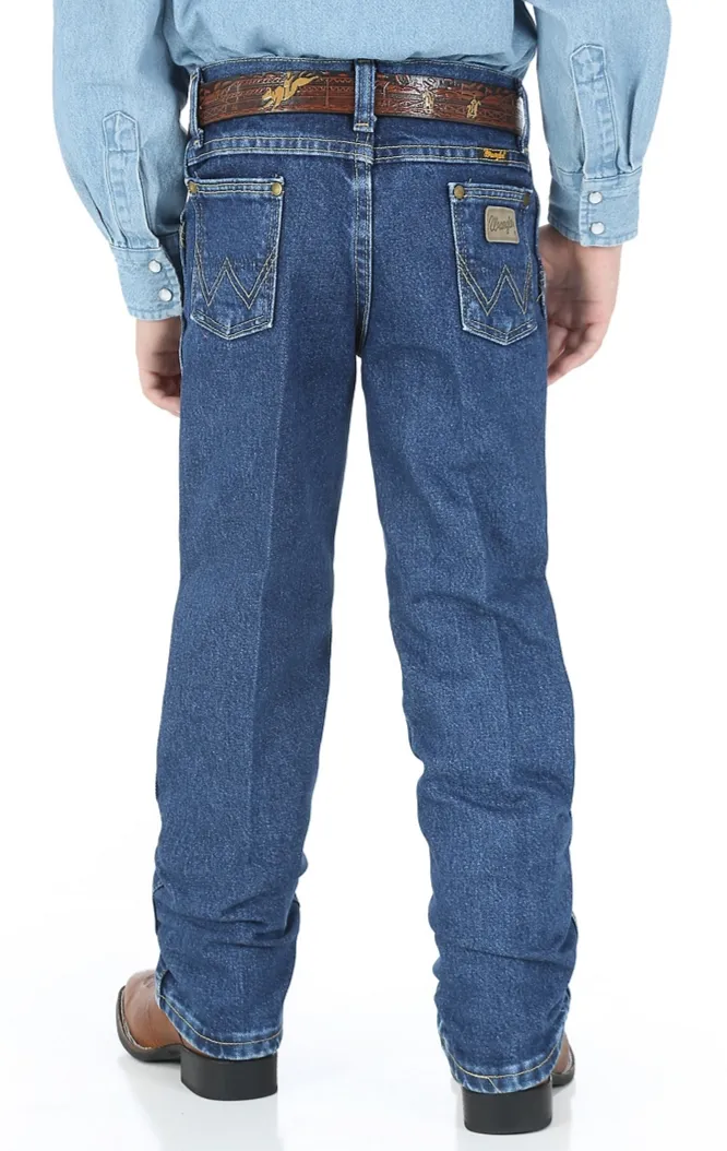 Little Boy's Wrangler 13JGSHD George Strait Heavyweight Stone Denim Cowboy Cut® Collection Original Fit Jeans (1T-7)