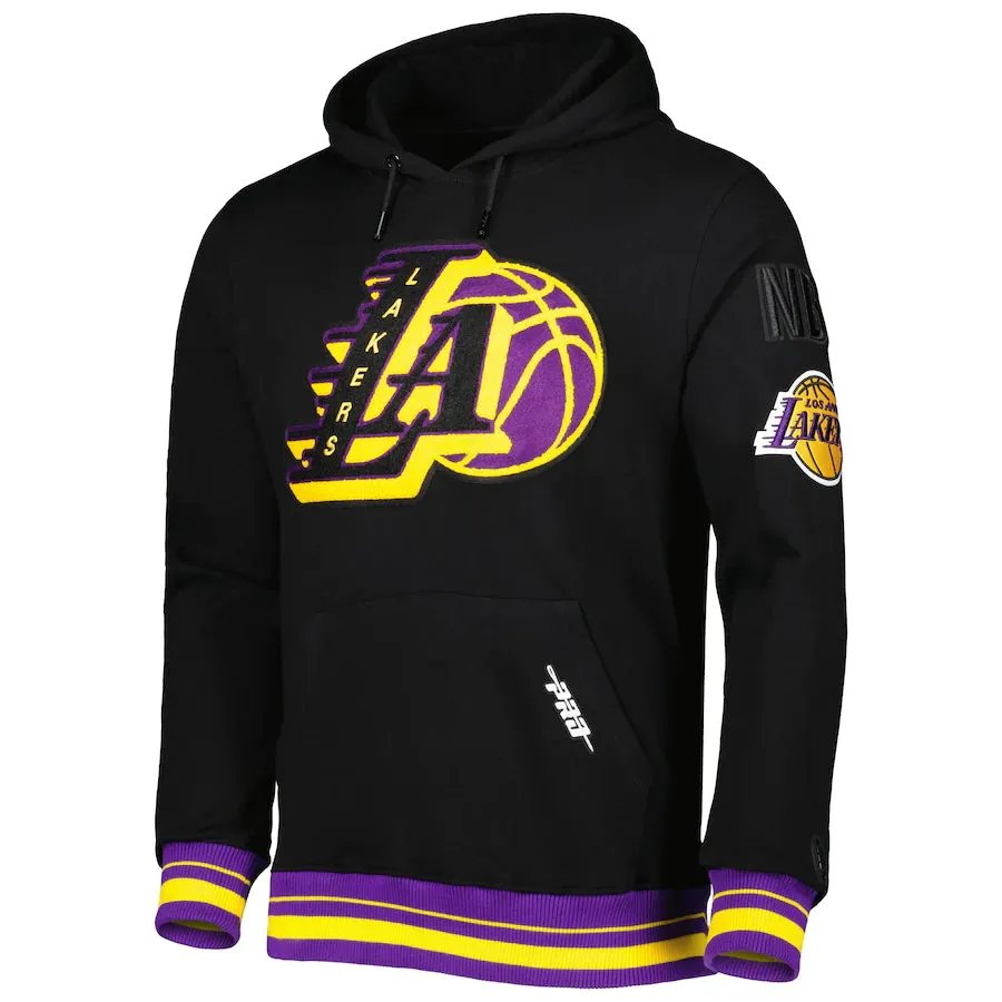 Los Angeles Lakers Pro Standard Mash Up Capsule Pullover Hoodie - Black