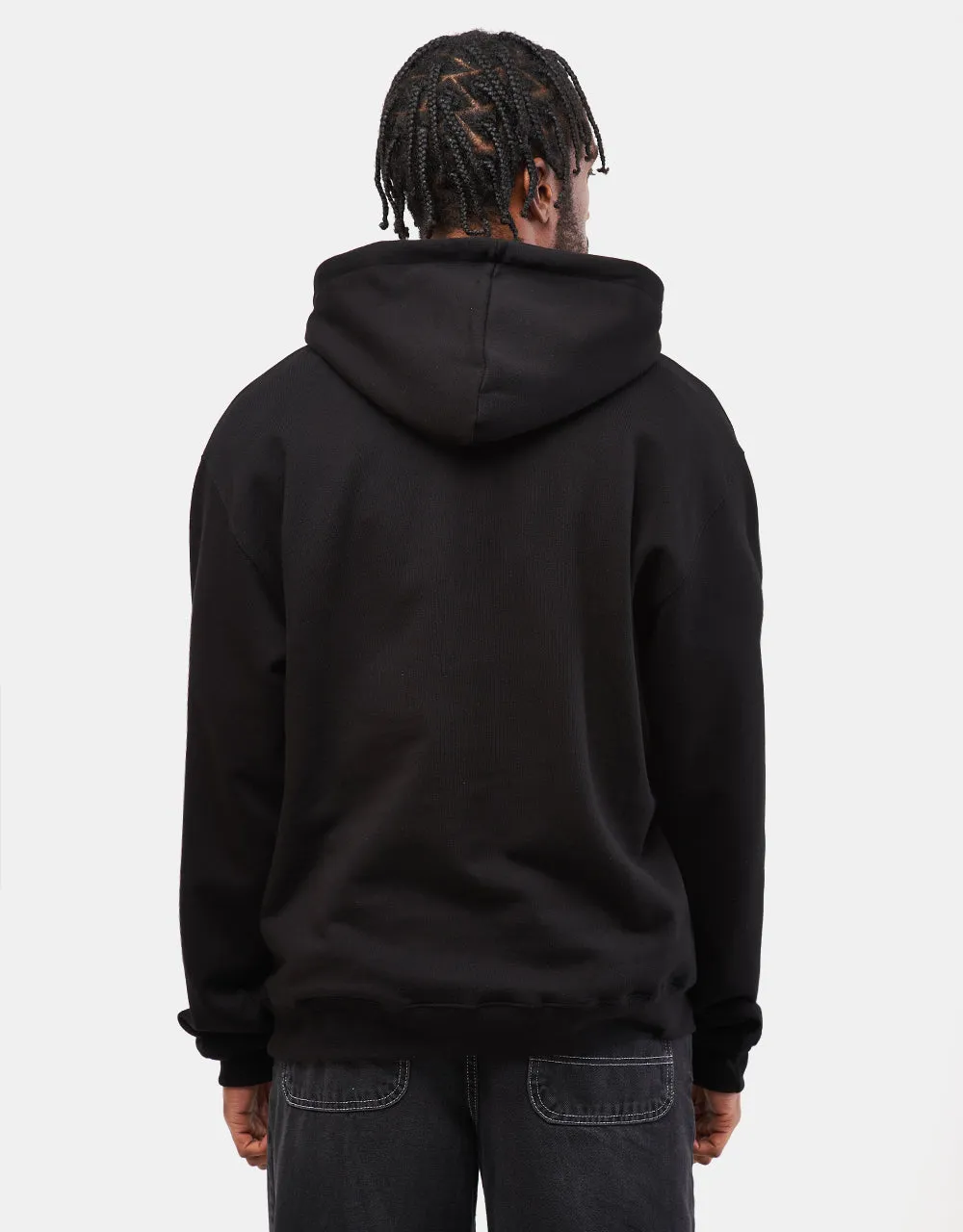 Lurpiv Orbit Logo Pullover Hoodie - Black