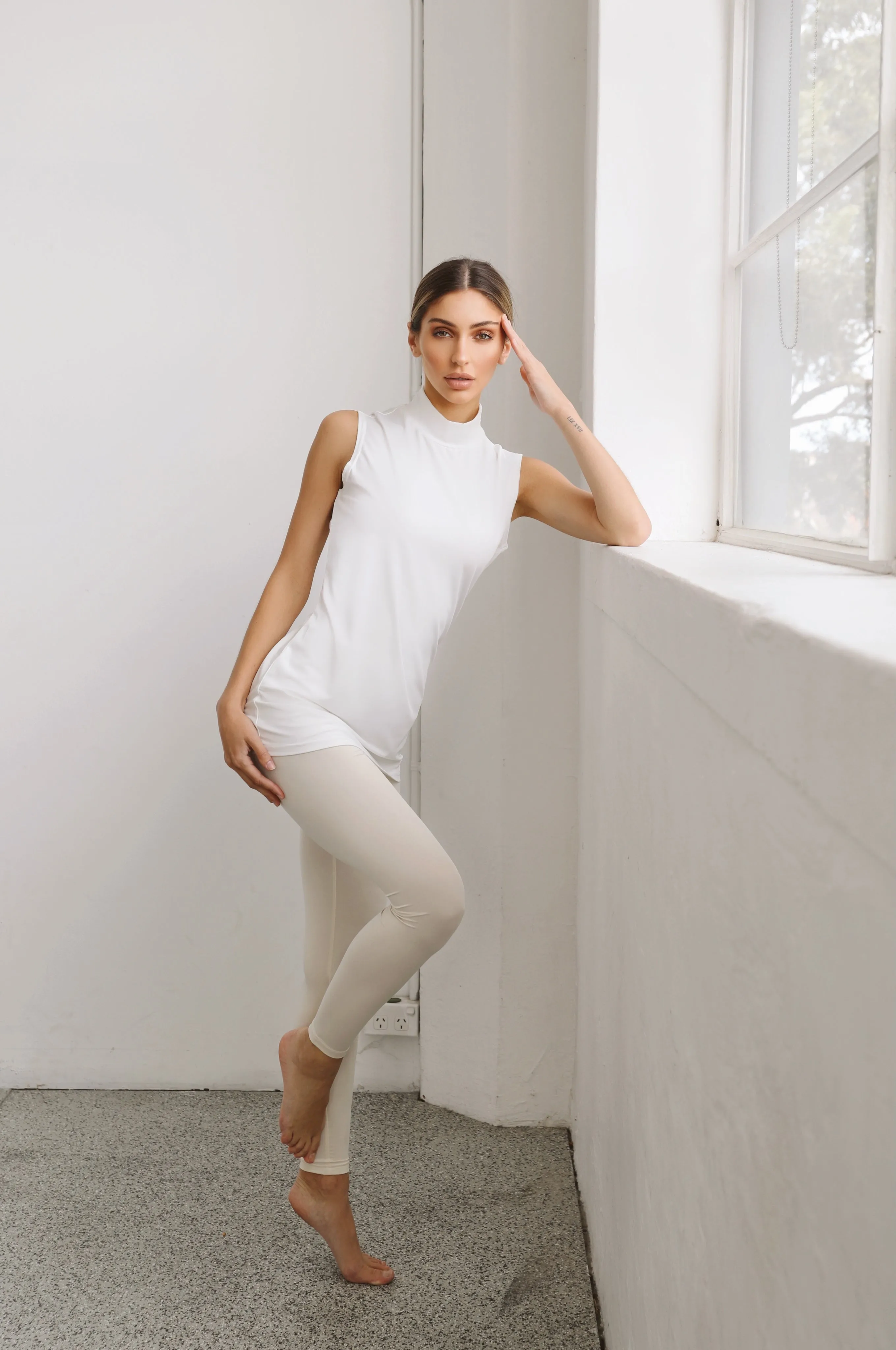 Luxe Basic Leggings Sand