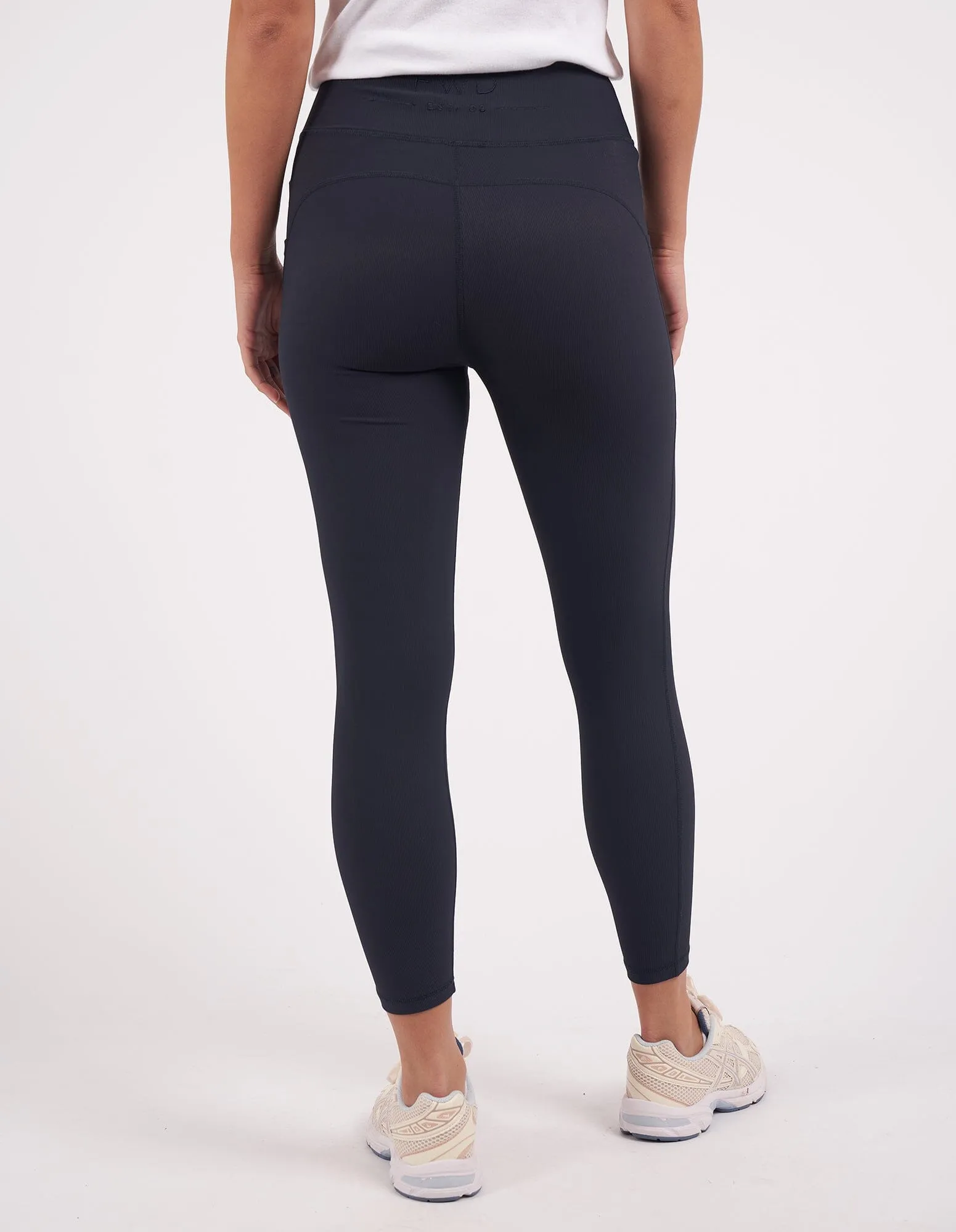 LUXE RIB LEGGING NAVY