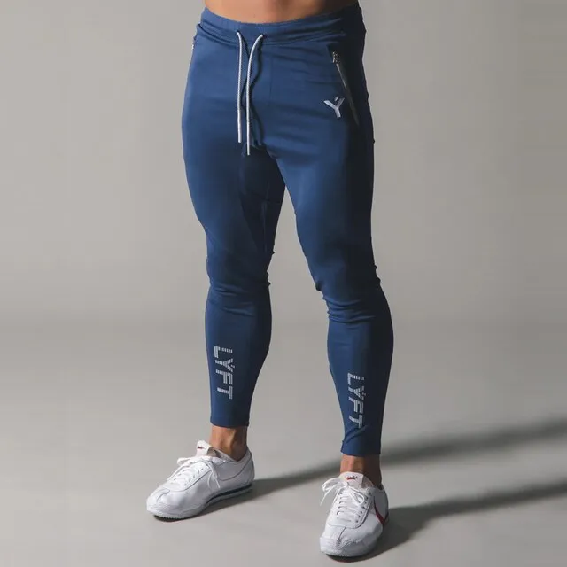 Men Gym Training Jogging Pants Men Joggers Slim Fit Sweatpants Cotton Running Sport Pants