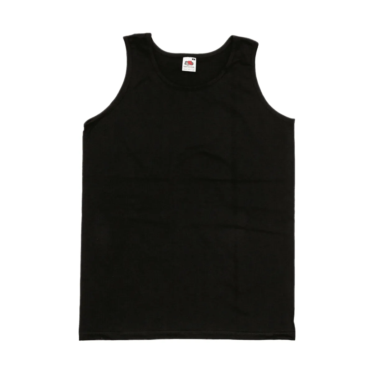 Mens Vests Top Plain Tank Fruit Of The Loom Athletic Gym Training T Shirt Vest Casual Wear Shirt