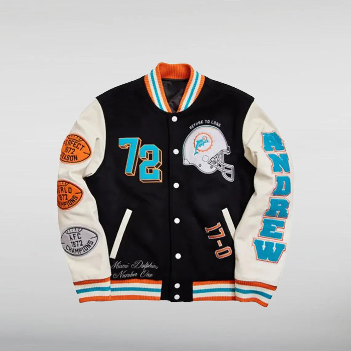 Miami Dolphins Varsity Jacket