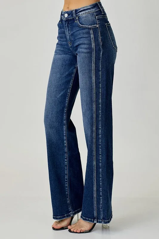 Mid-Rise Detailed Jeans