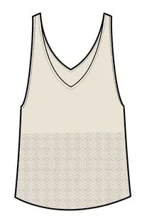 Migrate Organic Knitted Vest - Oat