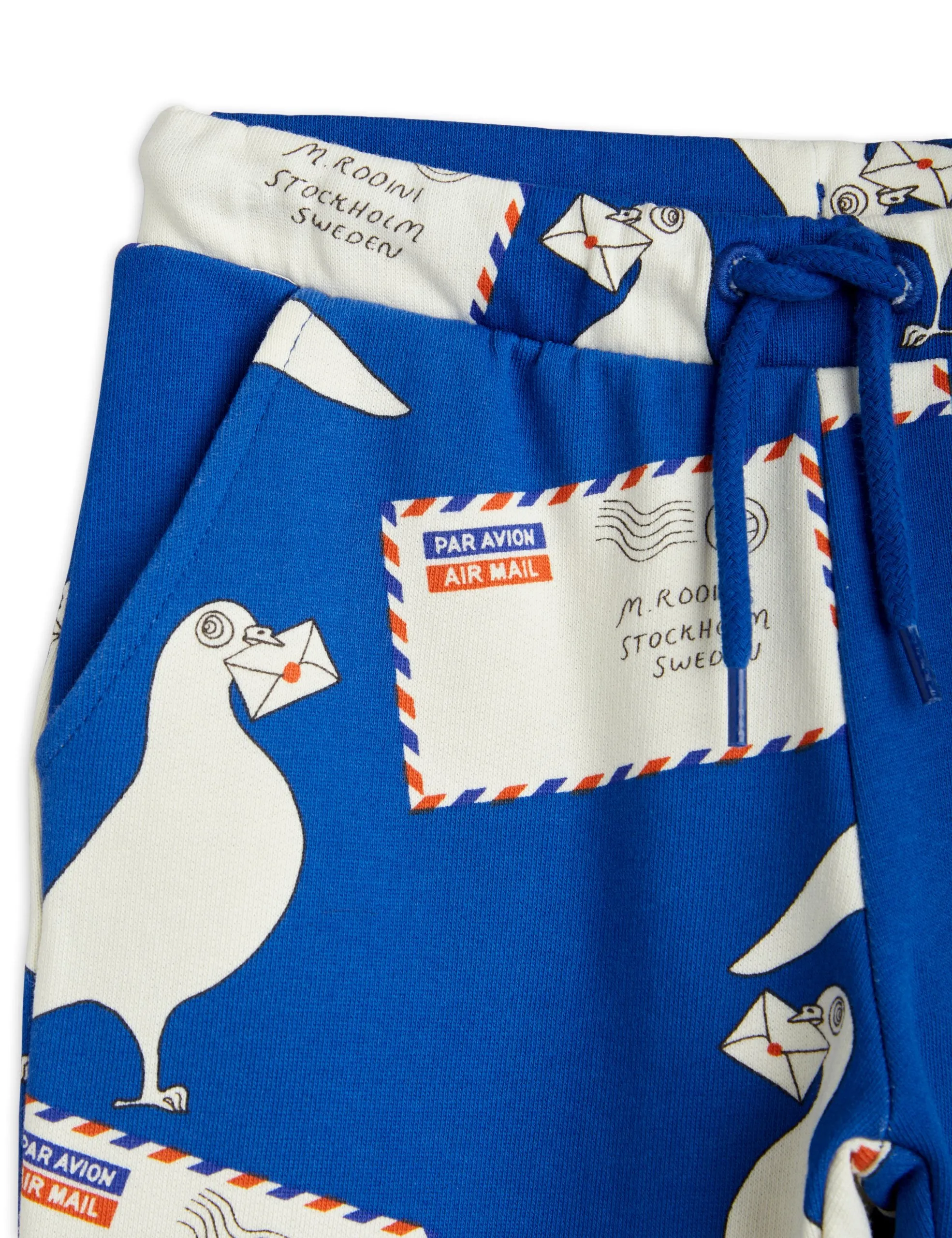 Mini Rodini Pigeon AOP Sweatpants