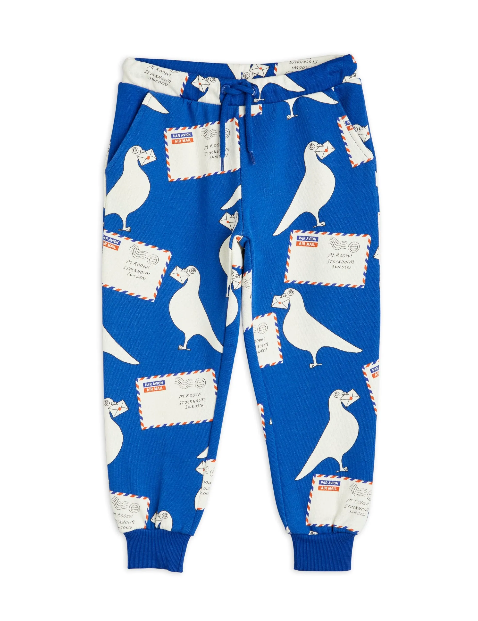 Mini Rodini Pigeon AOP Sweatpants