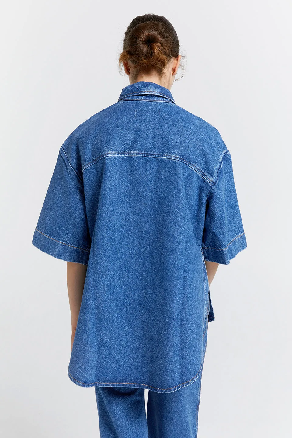 Mod Shirt - Washed Denim