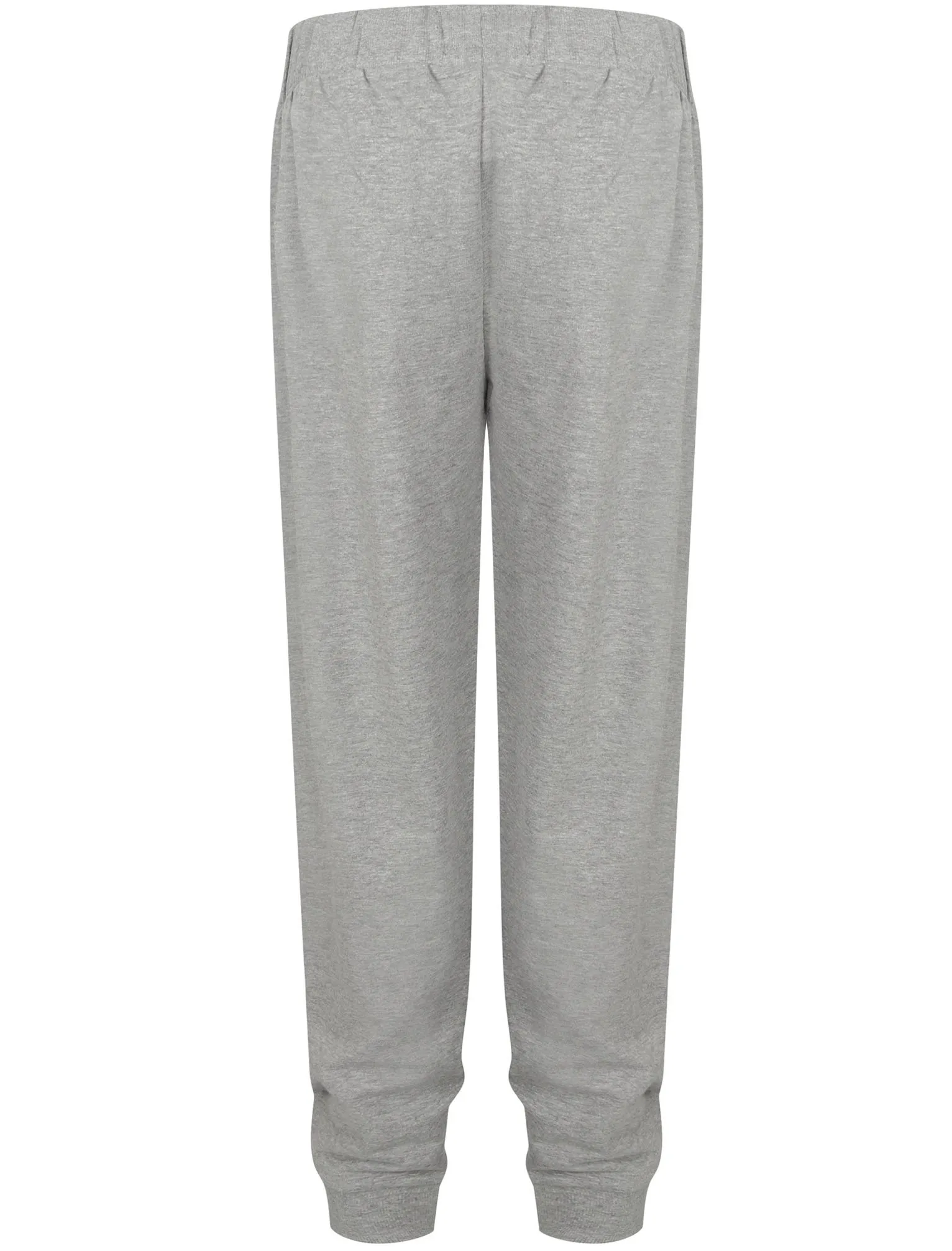 Mylo Loop Back Fleece Cuffed Joggers In Light Grey Marl - Tokyo Laundry