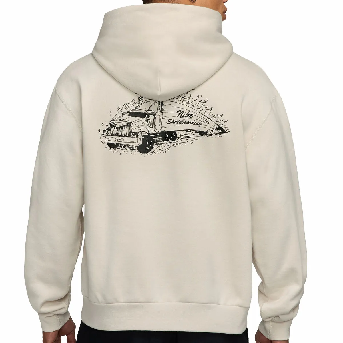 Nike SB - Truckin Hoodie Off White