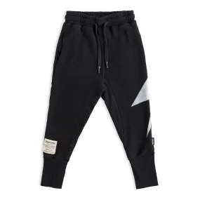 NUNUNU Bolt Sweatpants Black