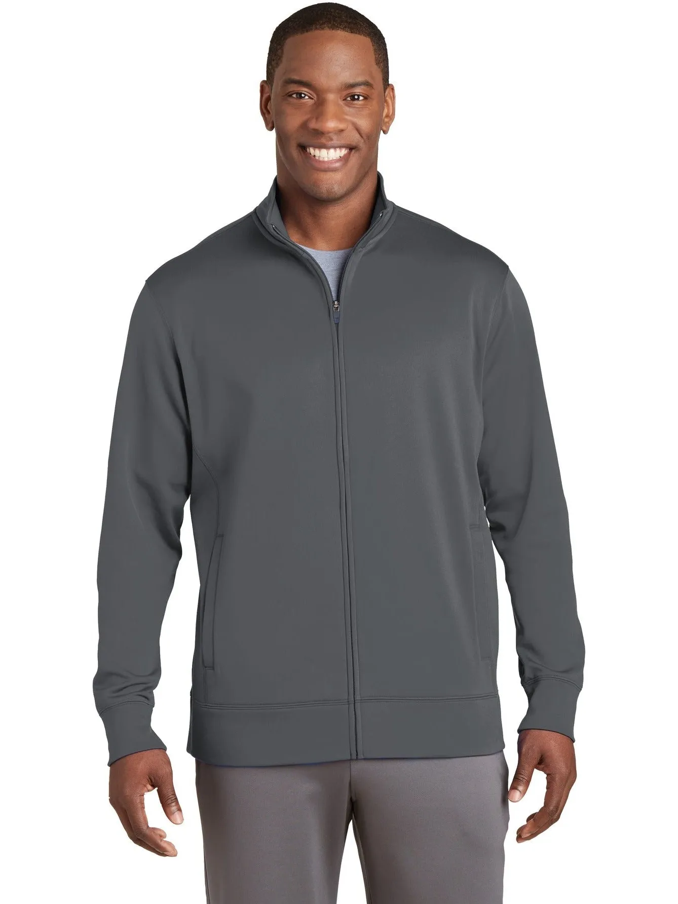 OUTLET-Sport-Tek Sport-Wick Fleece Full-Zip Jacket