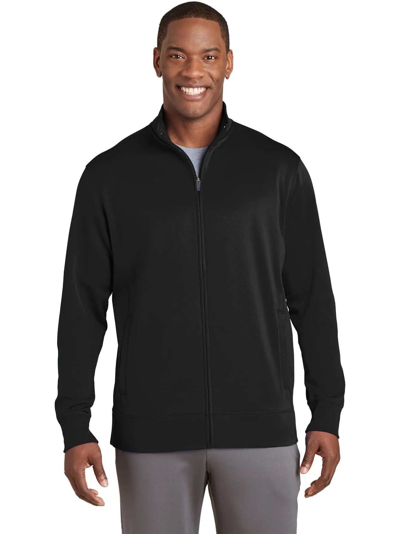 OUTLET-Sport-Tek Sport-Wick Fleece Full-Zip Jacket