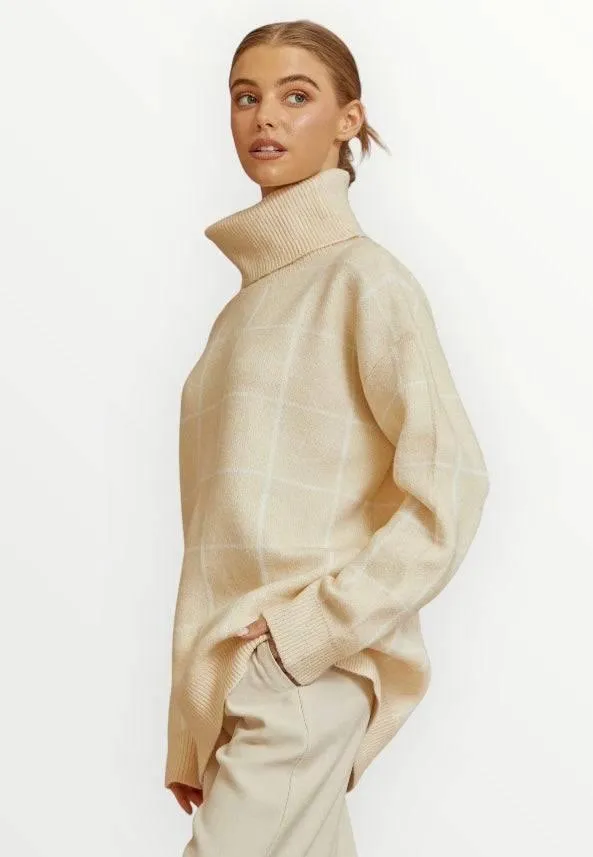 Oversized cowl neck sweater