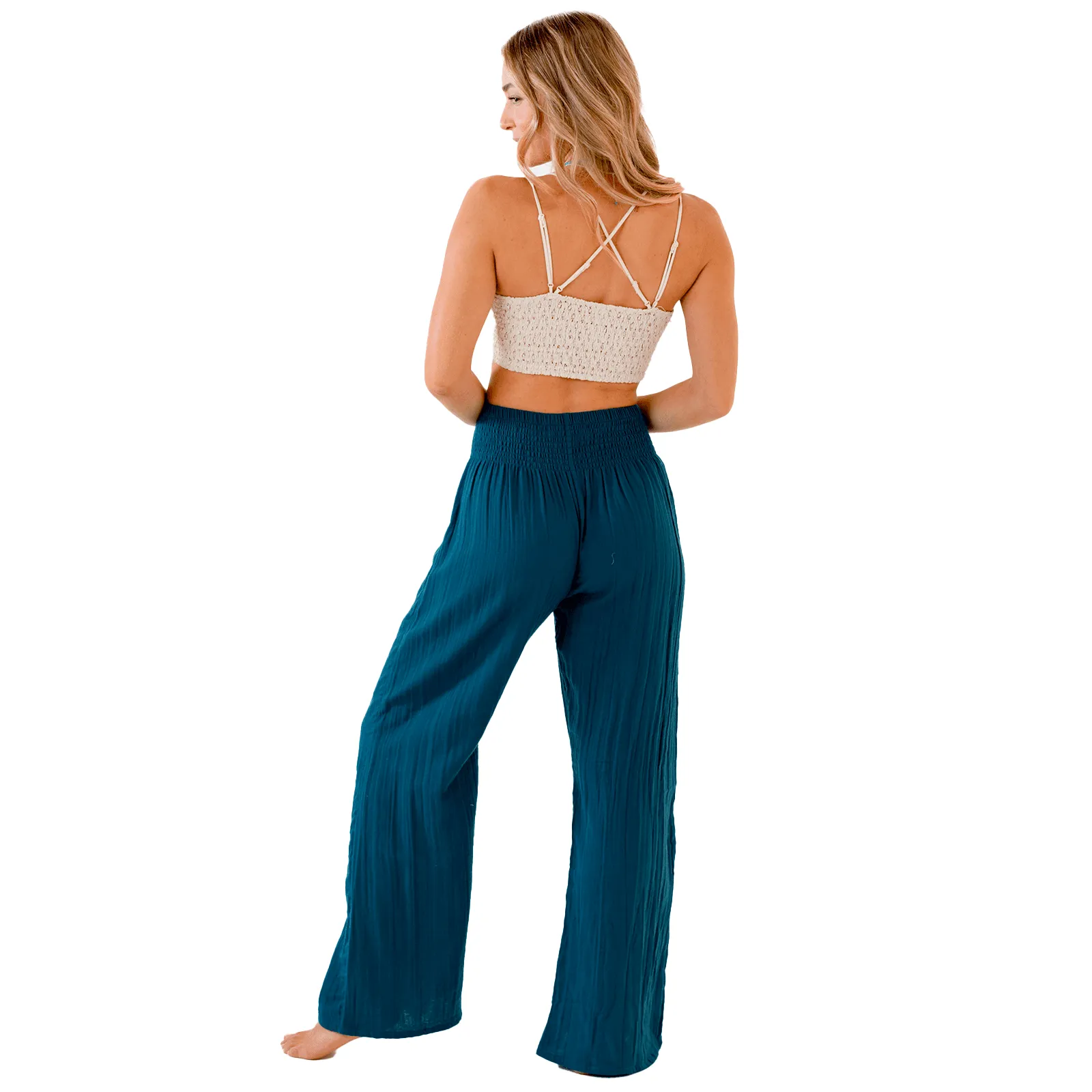 Pacific Wide Leg Cotton Pants