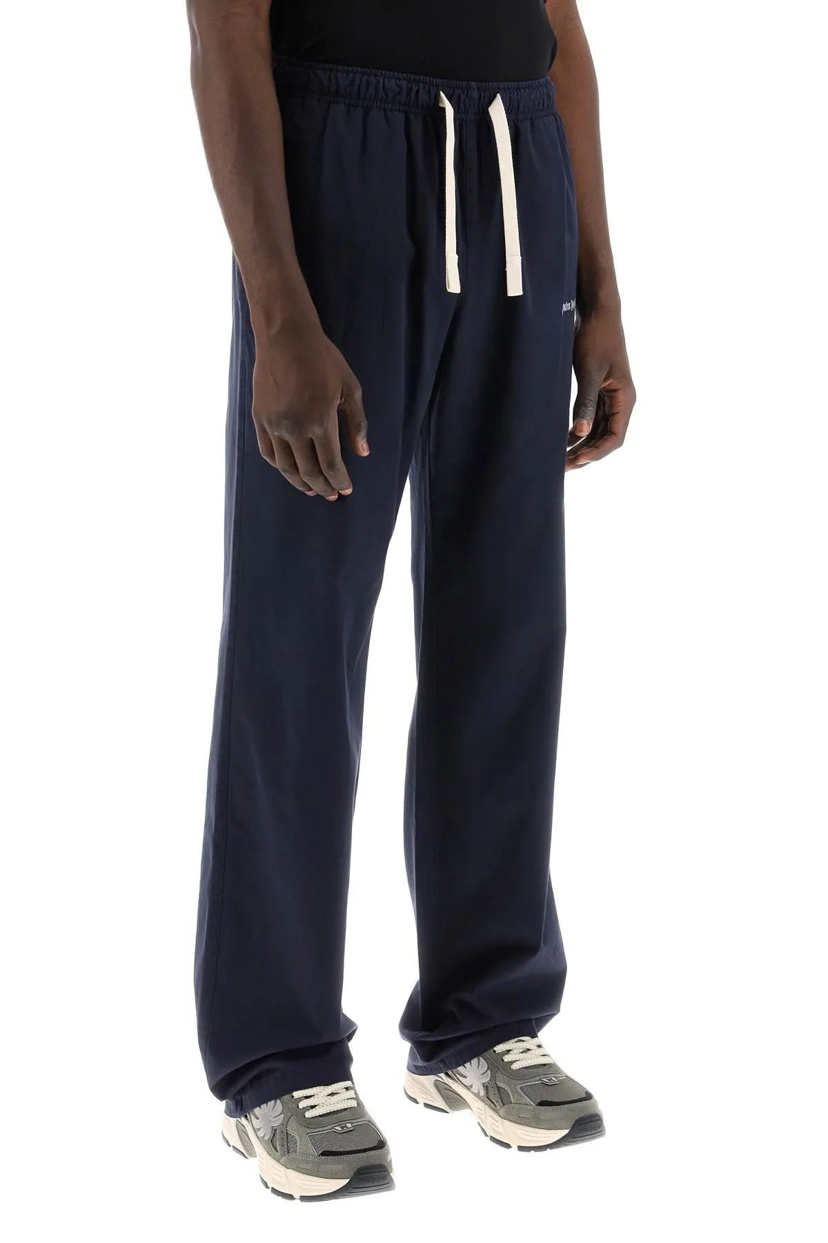 Palm Angels Cotton Gabardine Travel Joggers