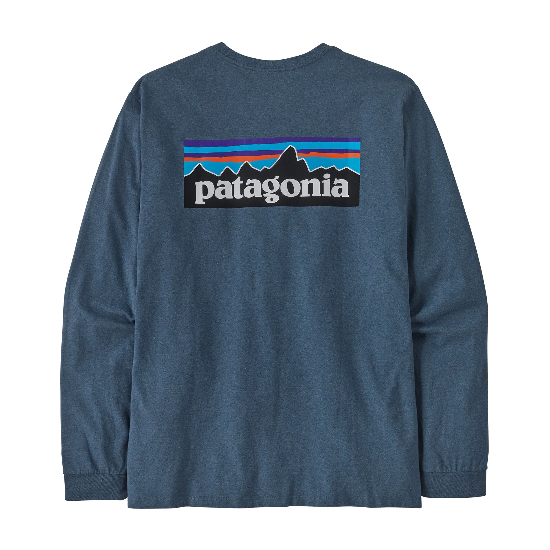 Patagonia Men&#x27;s Longsleeve P-6 Logo Responsibili-Tee Utility Blue | Buy Patagonia Men&#x27;s Longsleeve P-6 Logo Responsibili-Tee Utility Blue here | Outnorth