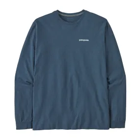 Patagonia Men&#x27;s Longsleeve P-6 Logo Responsibili-Tee Utility Blue | Buy Patagonia Men&#x27;s Longsleeve P-6 Logo Responsibili-Tee Utility Blue here | Outnorth