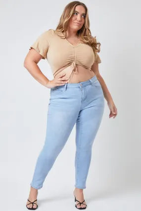 Plus Size Women's Sustainable WannaBettaButt Skinny Jeans