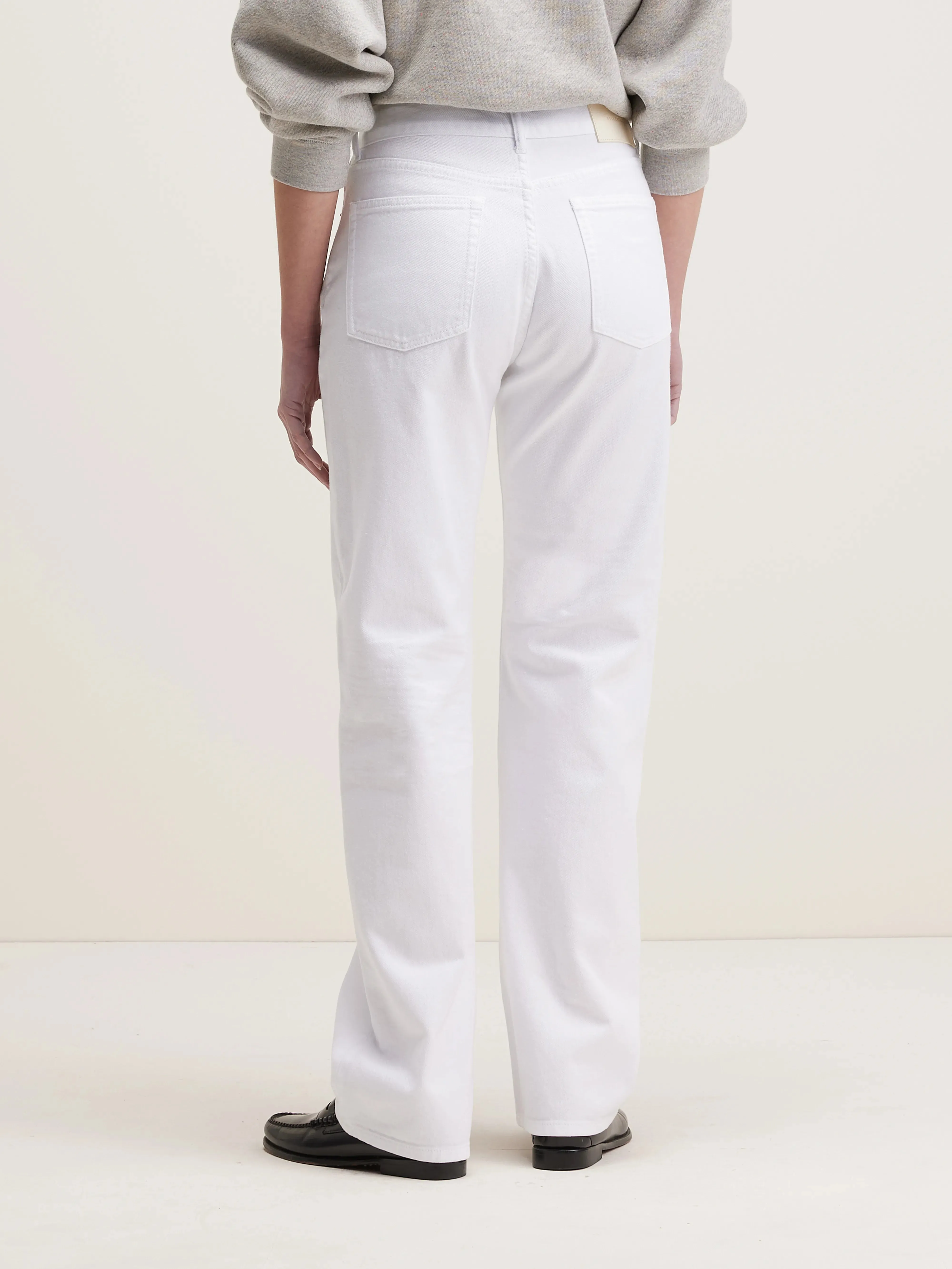 Pony long straight jeans (242 / W / WHITE)