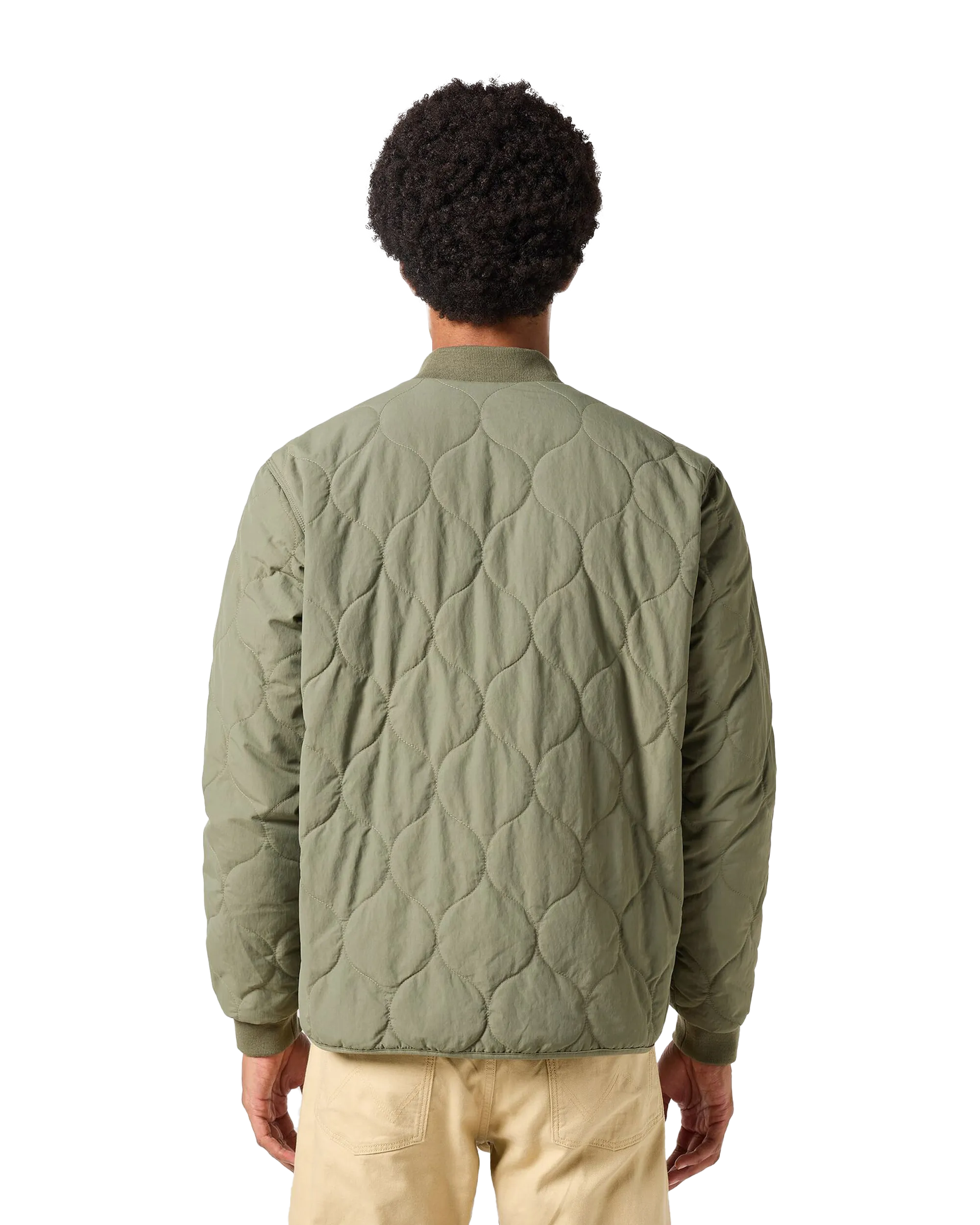 Puffer Jacket in Dusty Olive