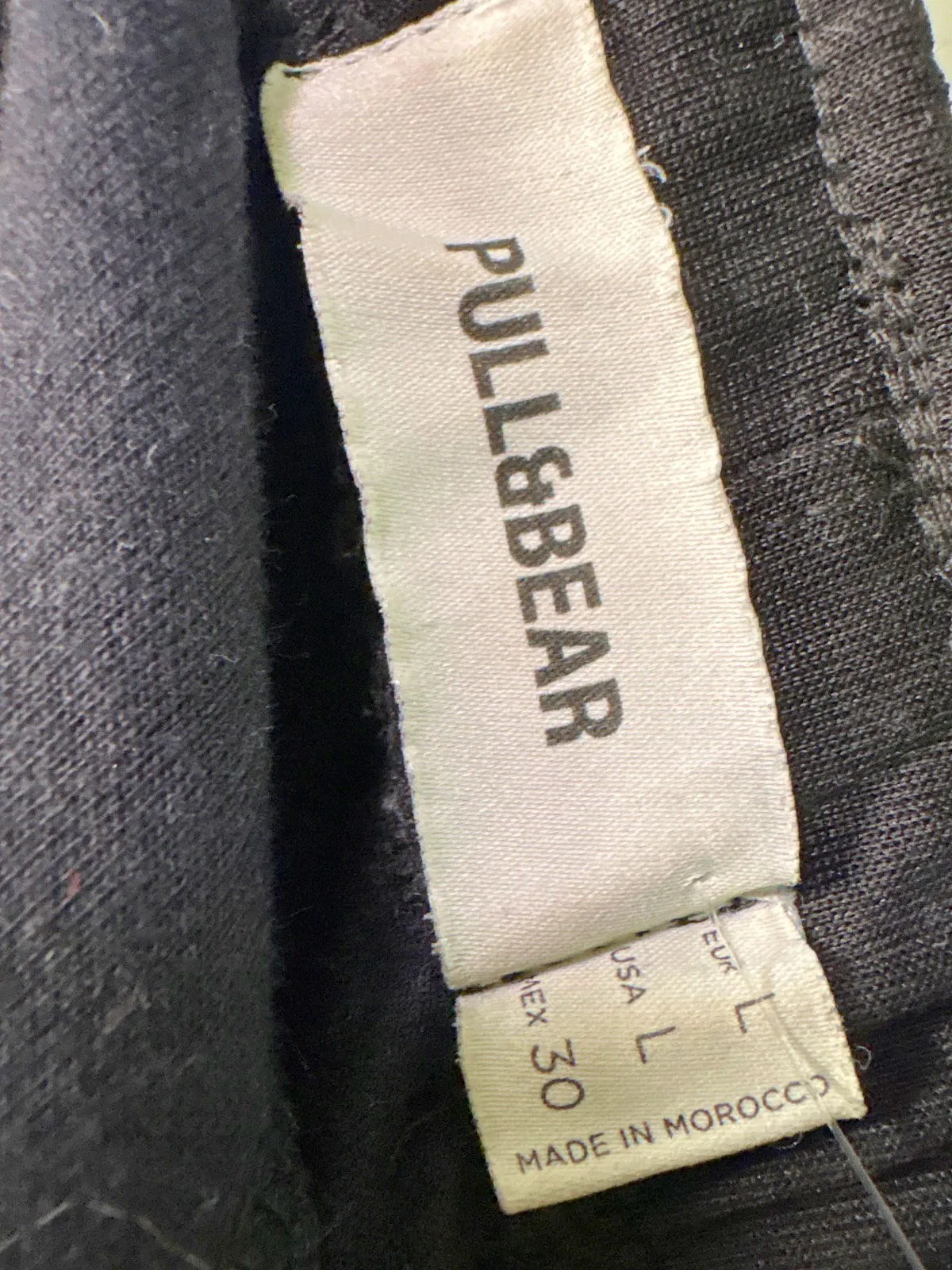 Pull & Bear Black Joggers UK L