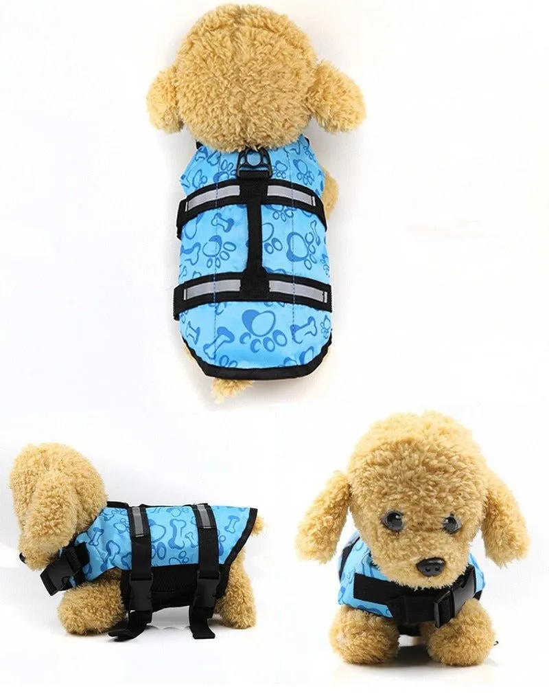 Puppy Rescue Swimming Wear Safety Clothes Vest Swimming Suit Xs-xl