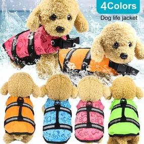 Puppy Rescue Swimming Wear Safety Clothes Vest Swimming Suit Xs-xl