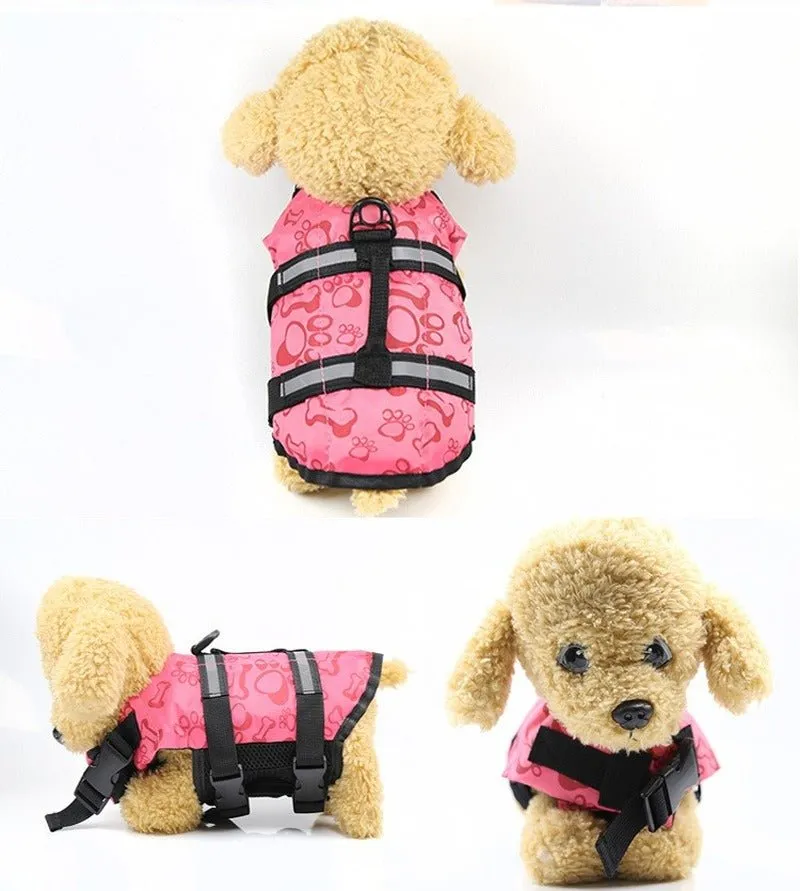 Puppy Rescue Swimming Wear Safety Clothes Vest Swimming Suit Xs-xl