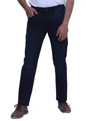 REGULAR FIT JEANS-NAVY BLUE