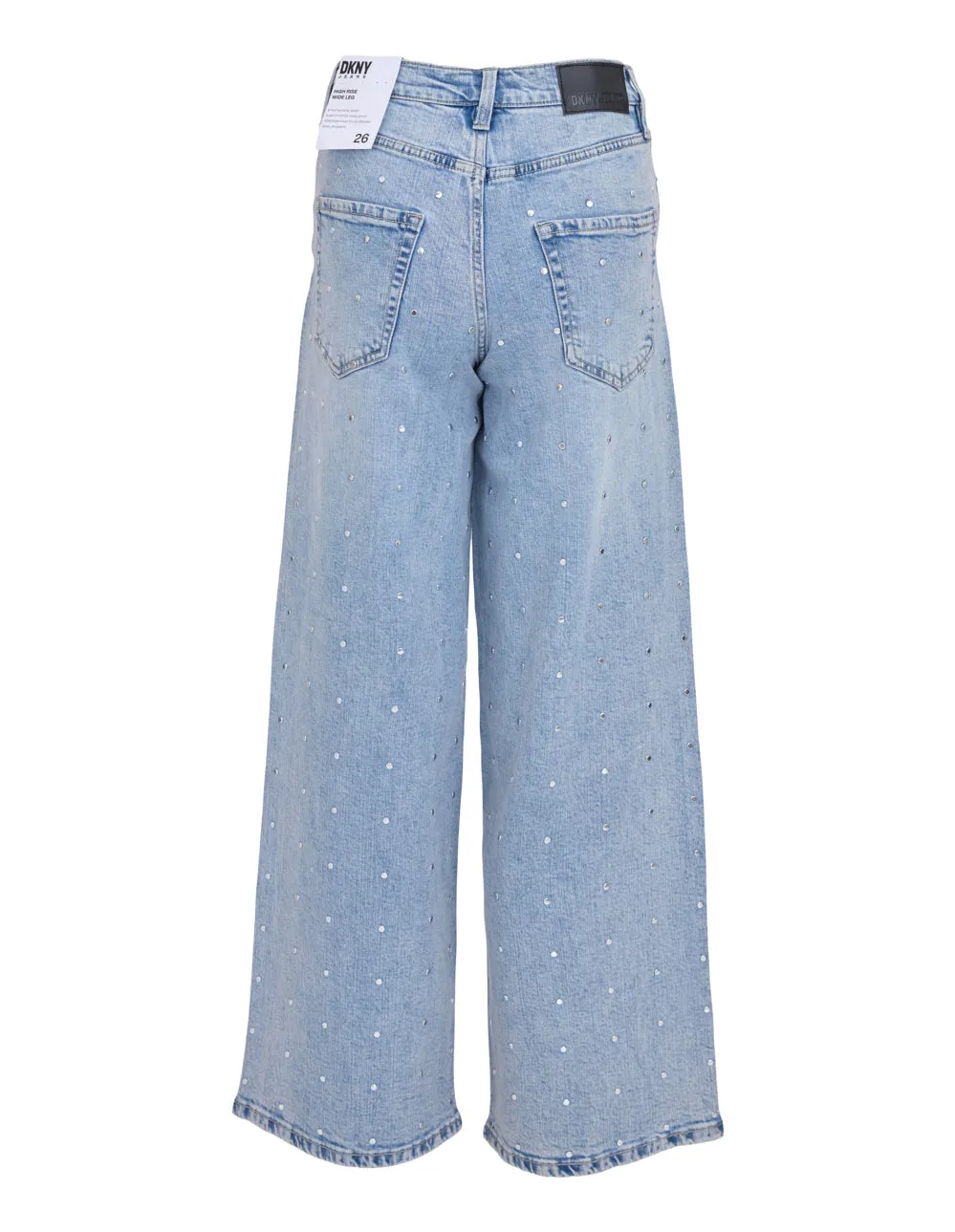 Rigid Denim High Rise Wide Leg Jeans