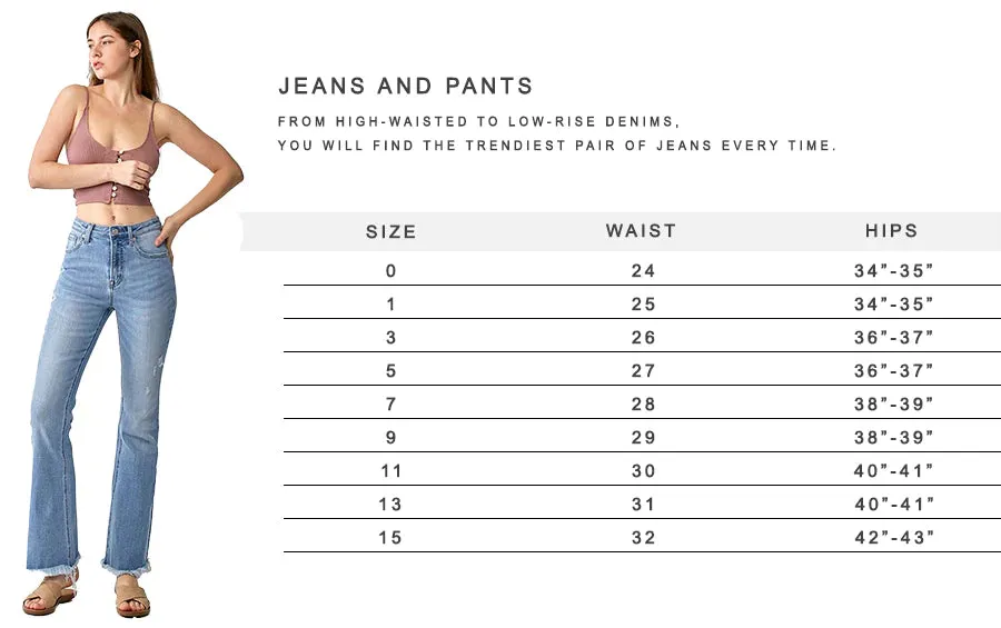 Risen Jeans - High Rise Wide Cargo Jeans - RDP5489