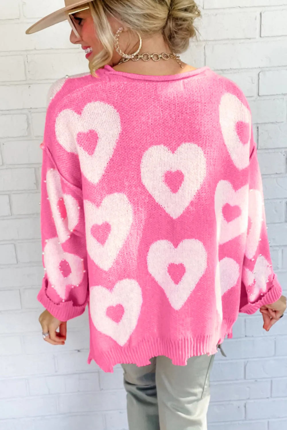 RTS: The Double Heart and Pearl Sweater*