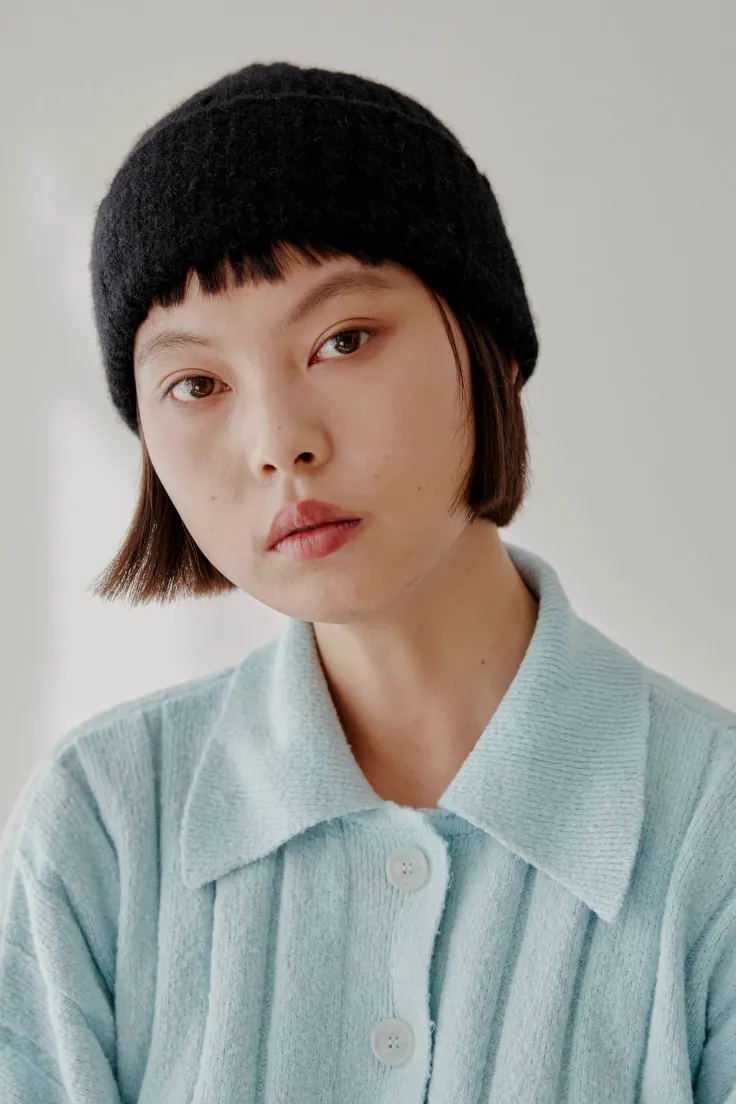 Rus- Ototo Polo Sweater: Light Blue