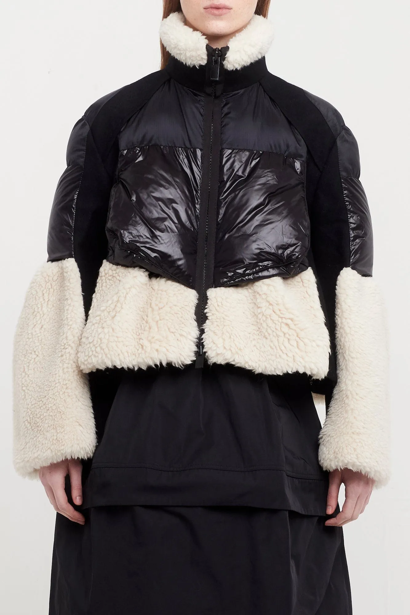 Sacai Faux Shearling Padded Blouson