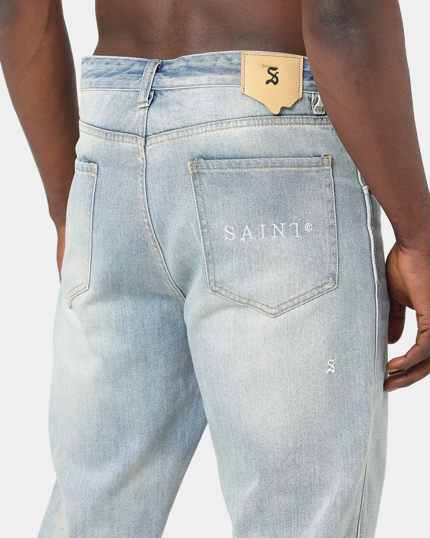 Saint Morta Verses Relaxed Jeans Vintage Blue