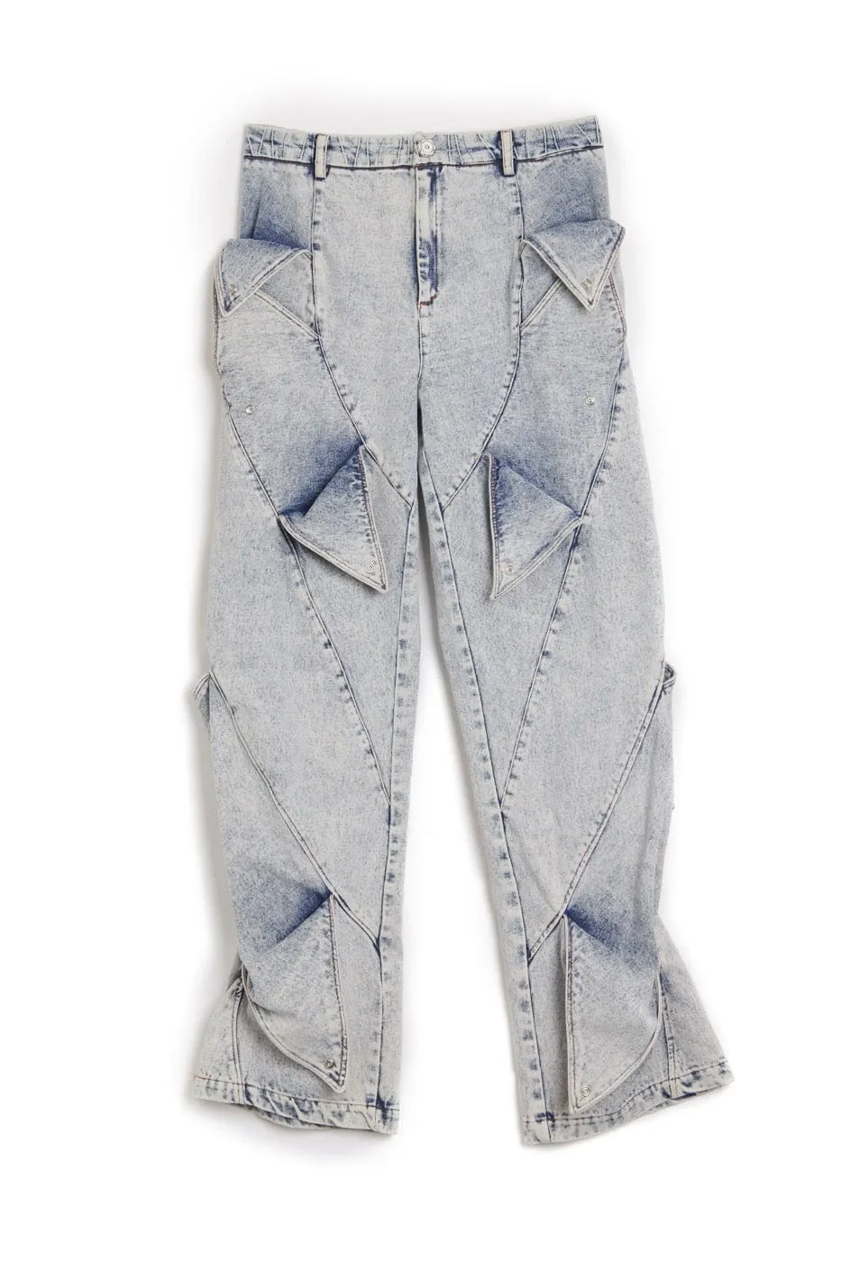 Shark Fin Denim Jeans