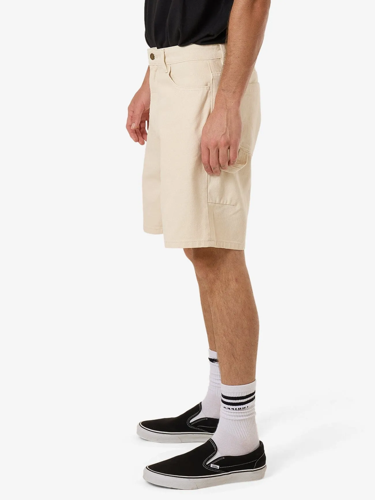 Slacker Denim Short - Heritage White