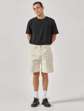 Slacker Denim Short - Heritage White