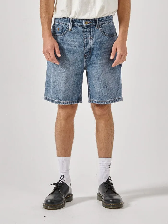 Slacker Denim Short - Weathered Blue