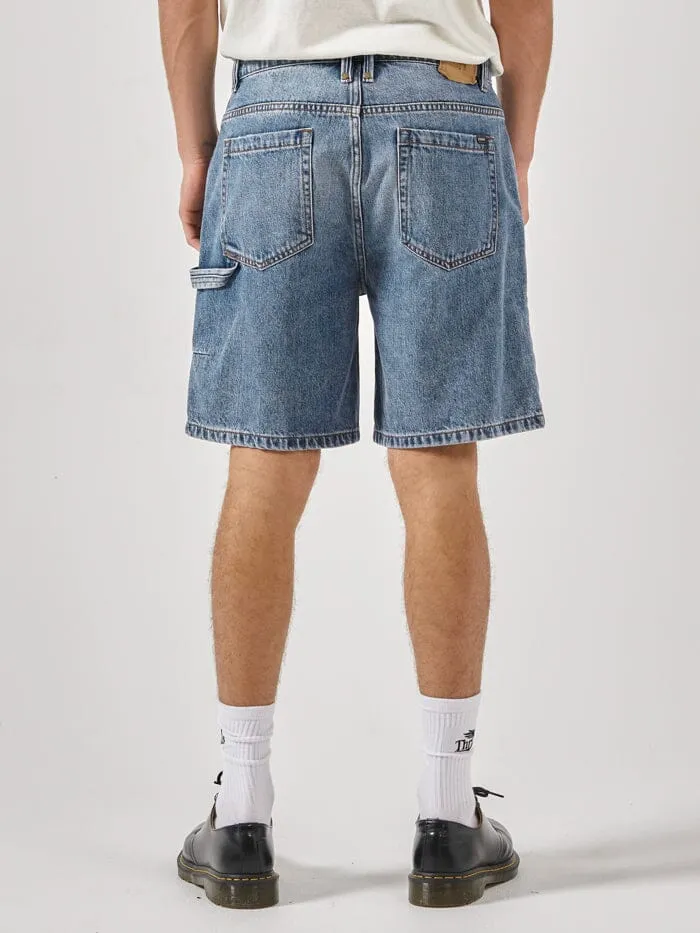 Slacker Denim Short - Weathered Blue