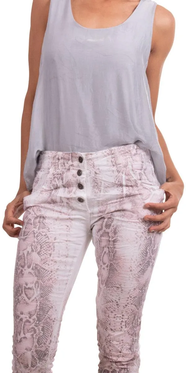 Snake Print Jean