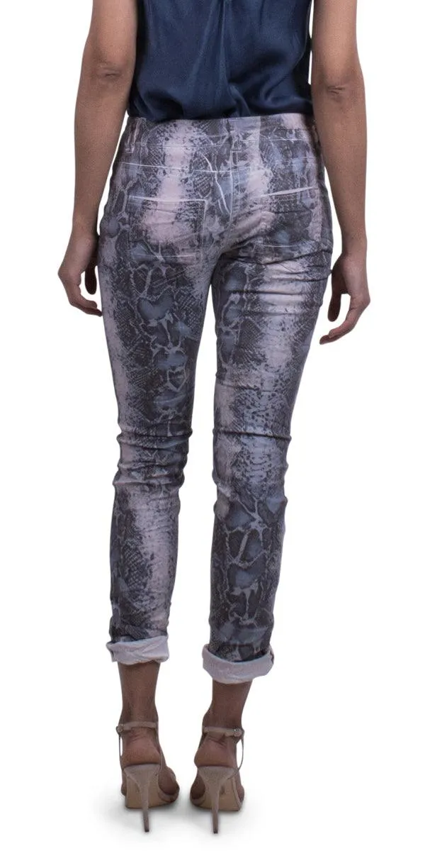 Snake Print Jean