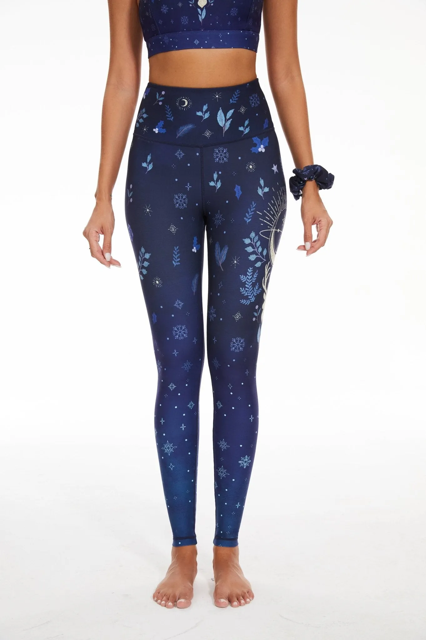 Snowfall Serenity High-waisted Leggings