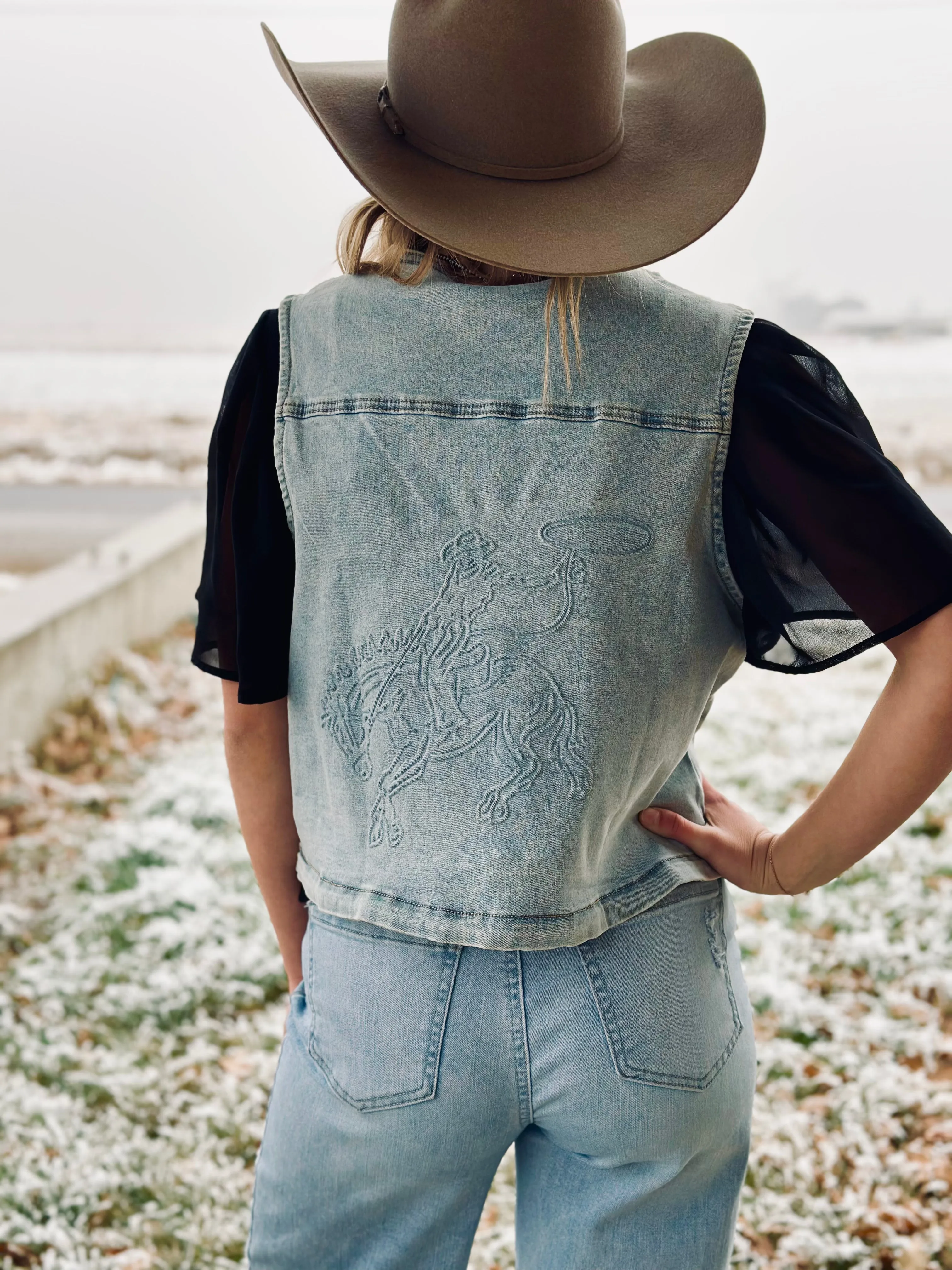 Sterling Denim Vest