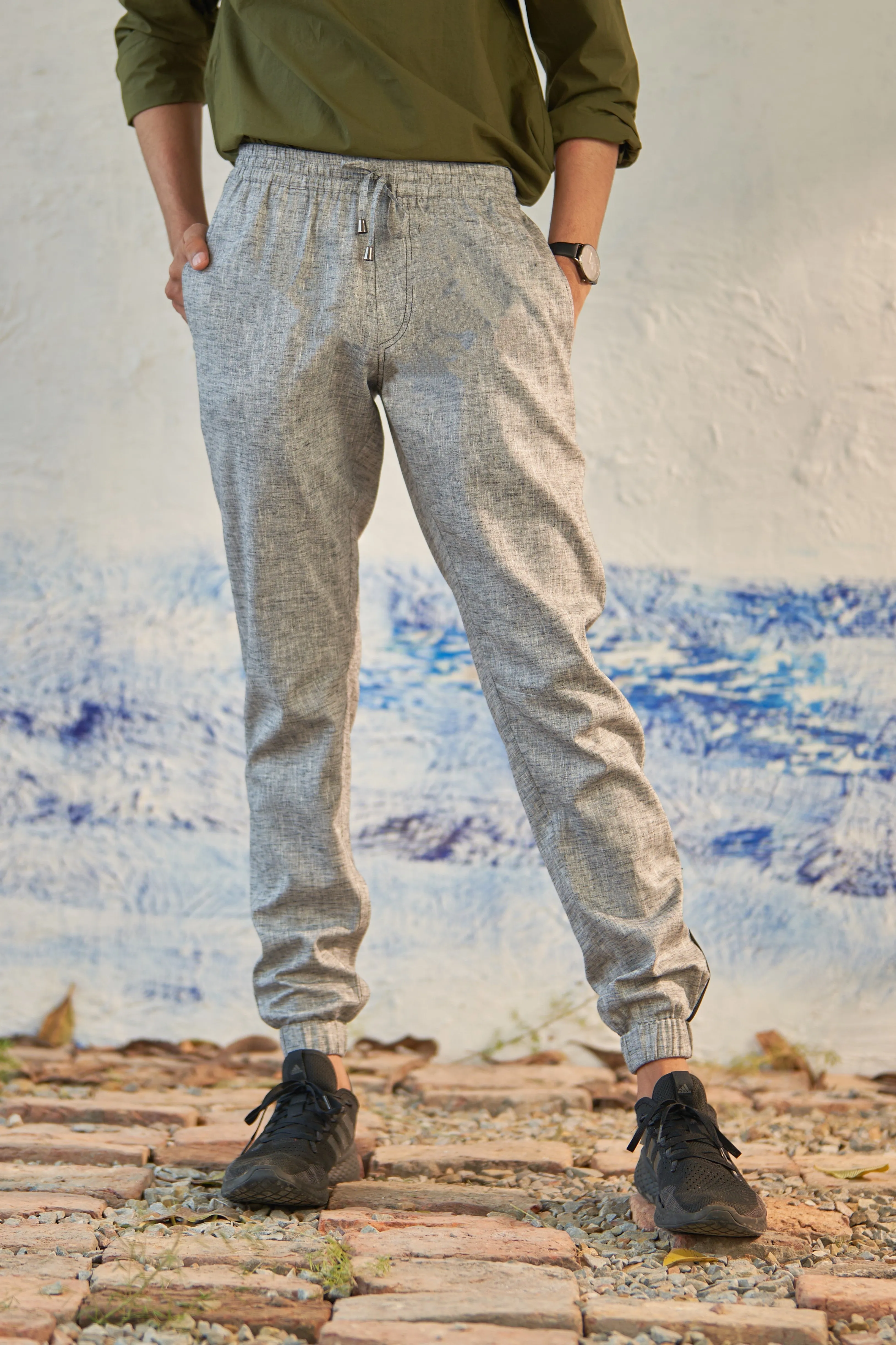 Stone Grey Joggers