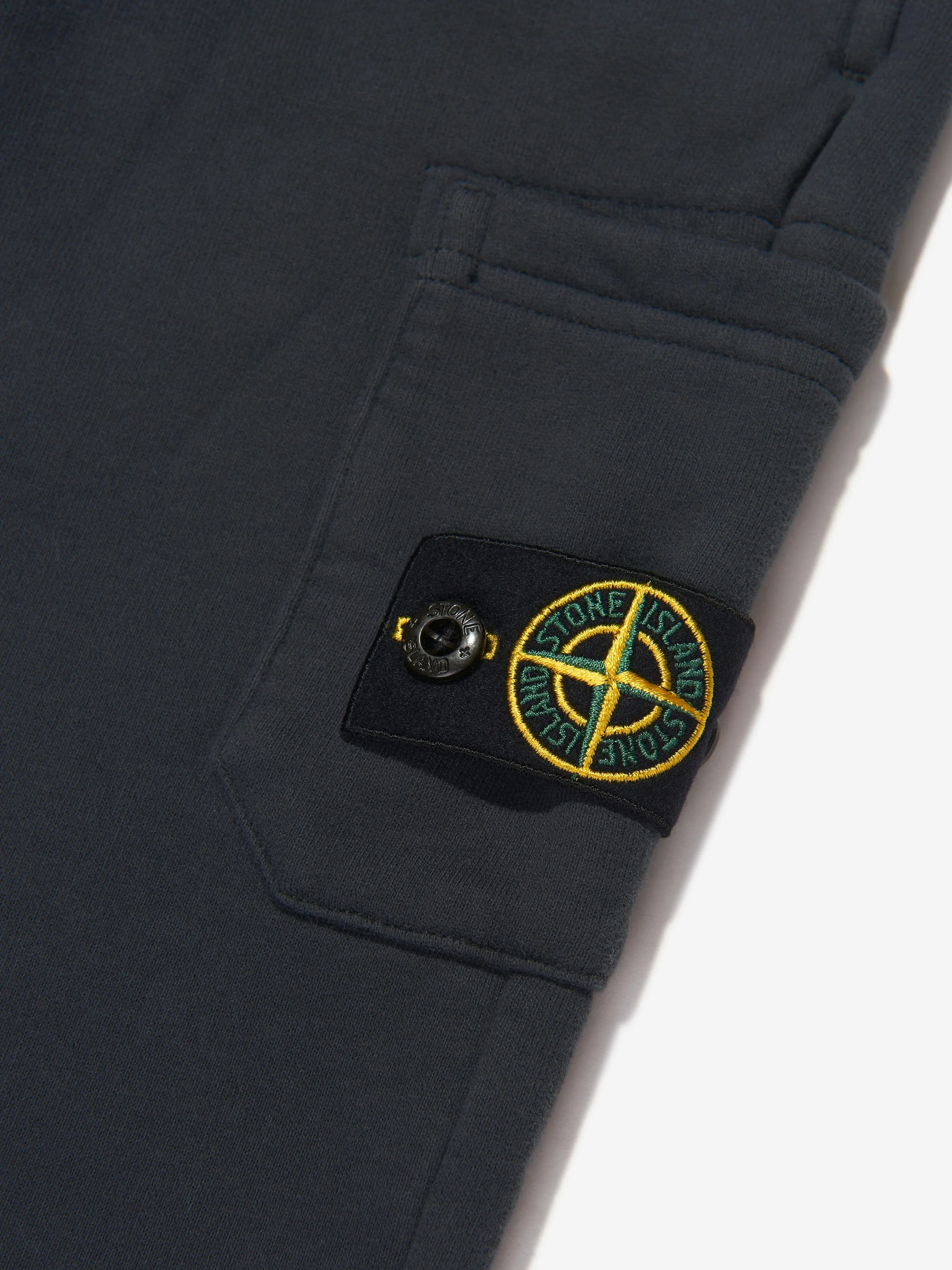 Stone Island Junior Boys Logo Pocket Joggers