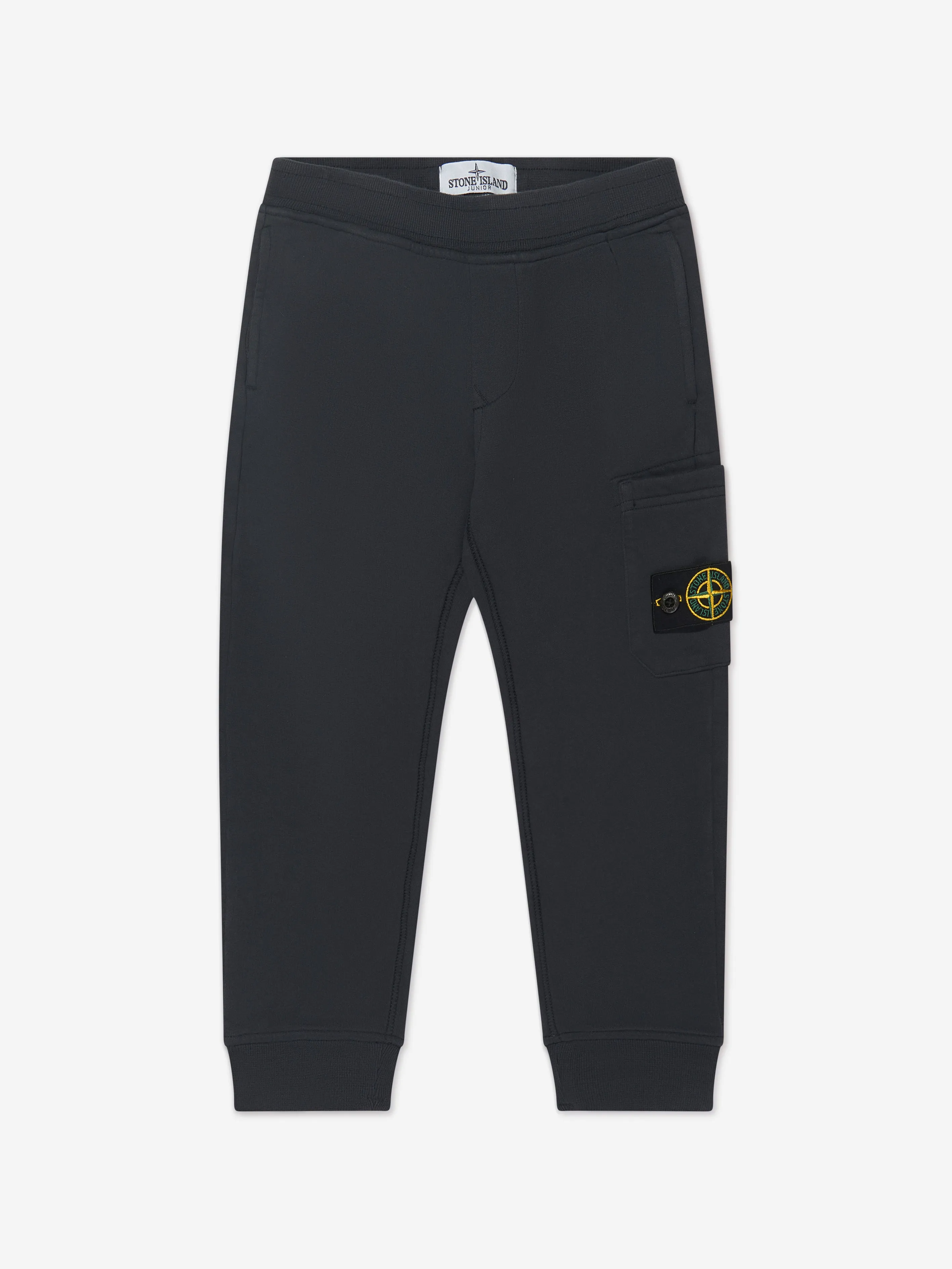 Stone Island Junior Boys Logo Pocket Joggers